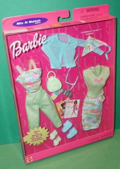 Mattel - Barbie - Fashion Avenue - Mix 'N Match Styles - Caribbean Cruise - Outfit